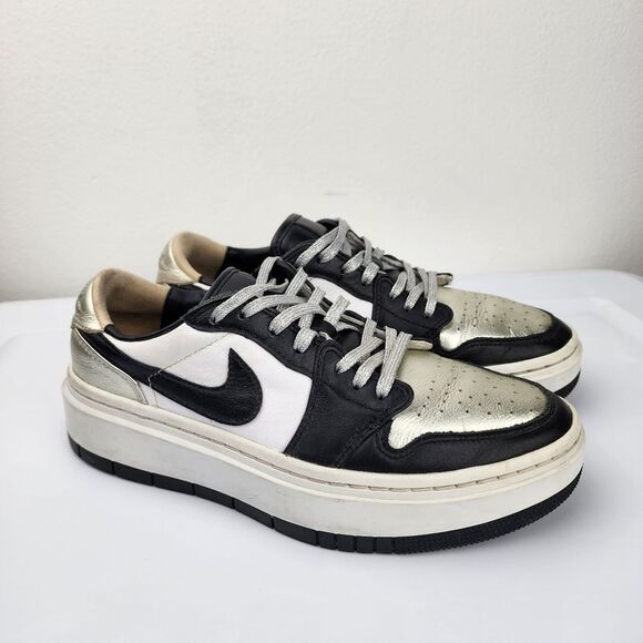 Nike Air Jordan 1 Elevate Low Metallic Silver Toe DQ8561-001 Women's Size 8 - Picture 16 of 16